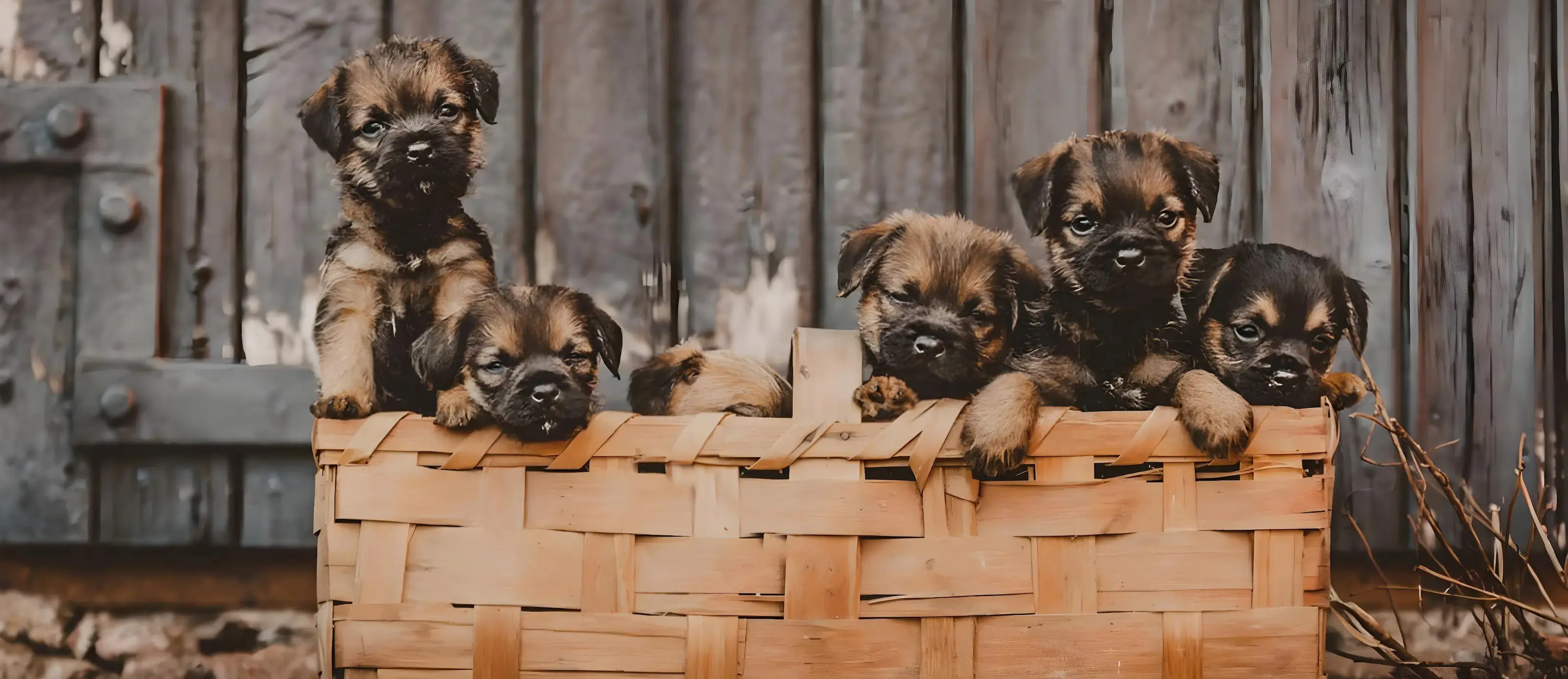 Borderterriervalpar från Kennel Juniper och Kennel Axbor